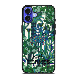 HERMES PARIS PATTERN NATURE iPhone 16 Case Cover HERMES PARIS PATTERN NATURE iPhone 16 Case Cover