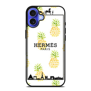 HERMES PARIS PINEAPPLE iPhone 16 Case Cover HERMES PARIS PINEAPPLE iPhone 16 Case Cover