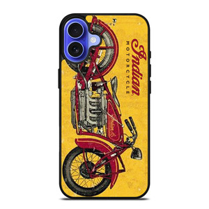 INDIAN MOTORCYCLES VINTAGE iPhone 16 Case Cover INDIAN MOTORCYCLES VINTAGE iPhone 16 Case Cover