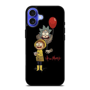 IT RICK AND MORTY iPhone 16 Case Cover IT RICK AND MORTY iPhone 16 Case Cover