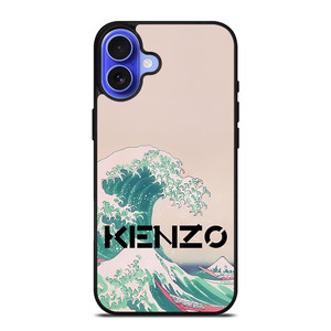 KENZO PARIS THE WAVE ART ICON iPhone 16 Case Cover KENZO PARIS THE WAVE ART ICON iPhone 16 Case Cover
