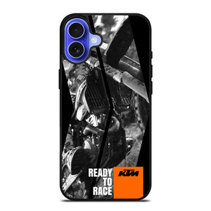 KTM MOTORCYCLE READY TO RACE iPhone 16 Case Cover KTM MOTORCYCLE READY TO RACE iPhone 16 Case Cover