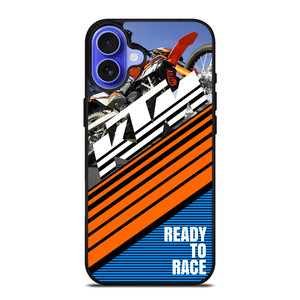 KTM READY TO RACE 5 iPhone 16 Case Cover KTM READY TO RACE 5 iPhone 16 Case Cover