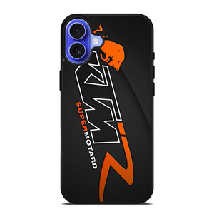 KTM SUPER MOTARD LOGO iPhone 16 Case Cover KTM SUPER MOTARD LOGO iPhone 16 Case Cover