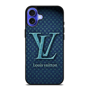 LOUIS VUITTON BLUE EMBLEM iPhone 16 Case Cover LOUIS VUITTON BLUE EMBLEM iPhone 16 Case Cover