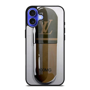 LOUIS VUITTON LOGO 100 MG DRUG ICON iPhone 16 Case Cover LOUIS VUITTON LOGO 100 MG DRUG ICON iPhone 16 Case Cover