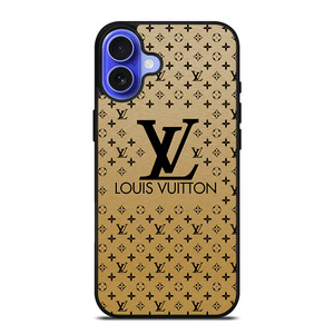 LOUIS VUITTON LV GOLDEN LOGO iPhone 16 Case Cover LOUIS VUITTON LV GOLDEN LOGO iPhone 16 Case Cover