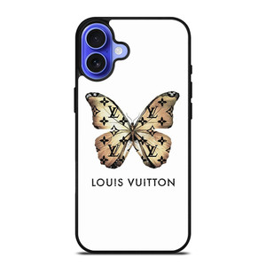 LOUIS VUITTON LV LOGO BUTTERFLY ICON iPhone 16 Case Cover LOUIS VUITTON LV LOGO BUTTERFLY ICON iPhone 16 Case Cover