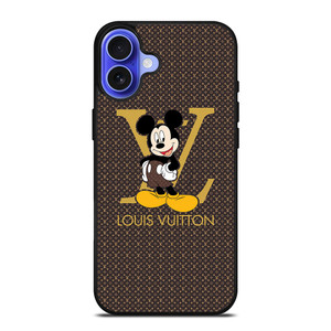 LOUIS VUITTON LV MICKEY MOUSE iPhone 16 Case Cover LOUIS VUITTON LV MICKEY MOUSE iPhone 16 Case Cover