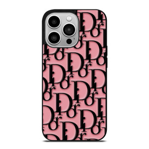 DIOR PINK PATTERN  iPhone 14 Pro Case Cover