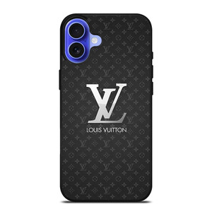 LV LOUIS VUITTON BLACK ICON iPhone 16 Case Cover LV LOUIS VUITTON BLACK ICON iPhone 16 Case Cover