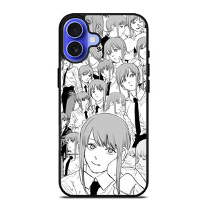 MAKIMA CHAINSAW MAN COLLAGE iPhone 16 Case Cover MAKIMA CHAINSAW MAN COLLAGE iPhone 16 Case Cover