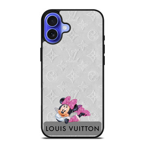 MINNIE MOUSE DISNEY FEAT LOUIS VUITTON LV iPhone 16 Case Cover MINNIE MOUSE DISNEY FEAT LOUIS VUITTON LV iPhone 16 Case Cover