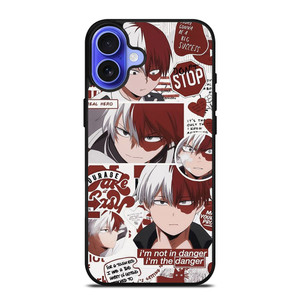 MY HERO ACADEMIA SHOTO TODOROKI QUOTE iPhone 16 Case Cover MY HERO ACADEMIA SHOTO TODOROKI QUOTE iPhone 16 Case Cover