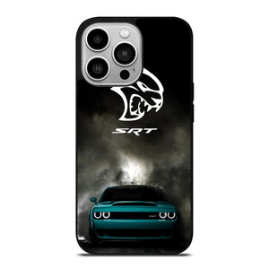DODGE CHALLENGER SRT CAR EMBLEM iPhone 14 Pro Case Cover DODGE CHALLENGER SRT CAR EMBLEM iPhone 14 Pro Case Cover
