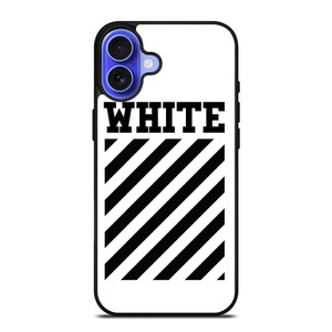 OFF WHITE LOGO iPhone 16 Case Cover OFF WHITE LOGO iPhone 16 Case Cover