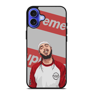 POST MALONE SUPREME iPhone 16 Case Cover POST MALONE SUPREME iPhone 16 Case Cover