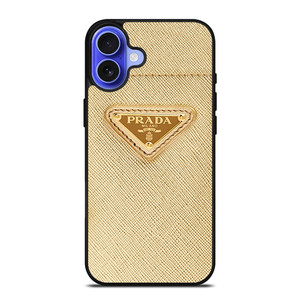 PRADA LOGO GOLD iPhone 16 Case Cover PRADA LOGO GOLD iPhone 16 Case Cover
