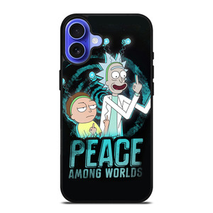 RICK AND MORTY PEACE AMONG WORLDS iPhone 16 Case Cover RICK AND MORTY PEACE AMONG WORLDS iPhone 16 Case Cover