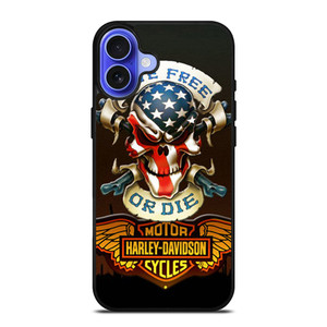 SKULL AND WINGS HARLEY DAVIDSON iPhone 16 Case Cover SKULL AND WINGS HARLEY DAVIDSON iPhone 16 Case Cover