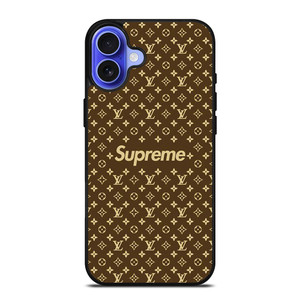 SUPREME BROWN PATTERN NEW iPhone 16 Case Cover SUPREME BROWN PATTERN NEW iPhone 16 Case Cover