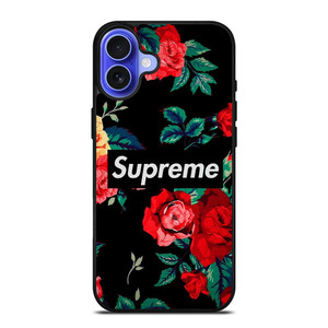 SUPREME FLOWER LOGO iPhone 16 Case Cover SUPREME FLOWER LOGO iPhone 16 Case Cover