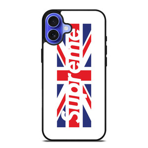 SUPREME UNITED KINGDOM FLAG iPhone 16 Case Cover SUPREME UNITED KINGDOM FLAG iPhone 16 Case Cover