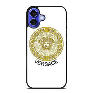 VERSACE ICON RED EMBROIDERY LOGO iPhone 16 Case Cover VERSACE ICON RED EMBROIDERY LOGO iPhone 16 Case Cover