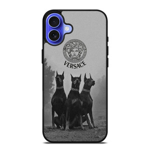 VERSACE LOGO DOBERMAN iPhone 16 Case Cover VERSACE LOGO DOBERMAN iPhone 16 Case Cover