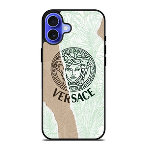 VERSACE LOGO PALM LEAVES iPhone 16 Case Cover VERSACE LOGO PALM LEAVES iPhone 16 Case Cover