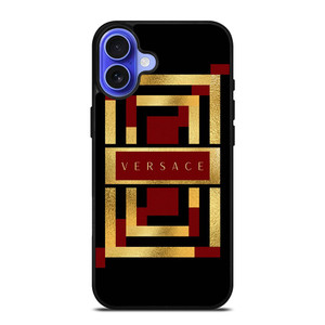 VERSACE LOGO RED GOLD ICON iPhone 16 Case Cover VERSACE LOGO RED GOLD ICON iPhone 16 Case Cover