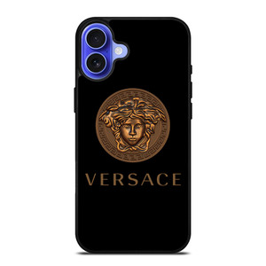 VERSACE MEDUSA HEAD BRONZE EMBLEM iPhone 16 Case Cover VERSACE MEDUSA HEAD BRONZE EMBLEM iPhone 16 Case Cover