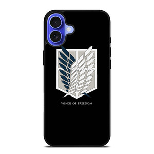 WINGS OF FREEDOM ATTACK ON TITAN SYMBOL iPhone 16 Case Cover WINGS OF FREEDOM ATTACK ON TITAN SYMBOL iPhone 16 Case Cover