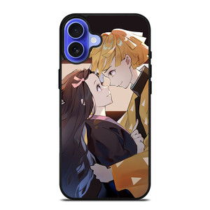 ZENITSU AND NEZUKO KAMADO DEMON SLAYER iPhone 16 Case Cover ZENITSU AND NEZUKO KAMADO DEMON SLAYER iPhone 16 Case Cover