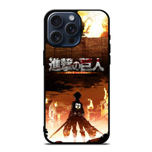 ATTACK ON TITAN COVER ANIME iPhone 15 Pro Max Case Cover ATTACK ON TITAN COVER ANIME iPhone 15 Pro Max Case Cover