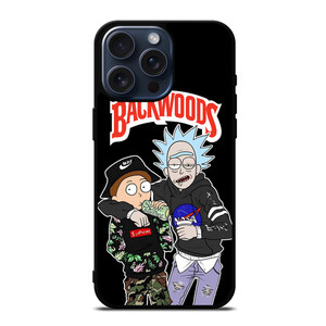 BACKWOODS RICK AND MORTY 4 iPhone 15 Pro Max Case Cover