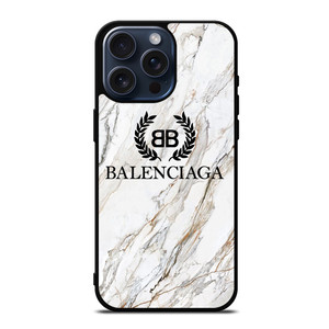 BALENCIAGA LOGO MARBLE iPhone 15 Pro Max Case Cover BALENCIAGA LOGO MARBLE iPhone 15 Pro Max Case Cover
