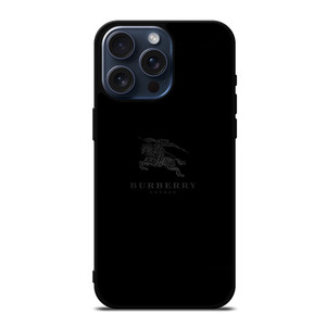 BURBERRY LONDON BLACK LOGO iPhone 15 Pro Max Case Cover BURBERRY LONDON BLACK LOGO iPhone 15 Pro Max Case Cover