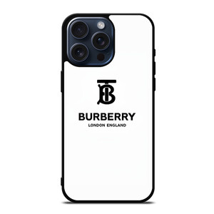 BURBERRY LONDON ENGLAND LOGO ICON iPhone 15 Pro Max Case Cover