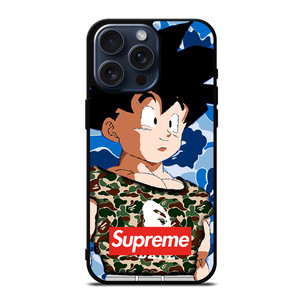 CAMO GOHAN BAPE SUPREME iPhone 15 Pro Max Case Cover CAMO GOHAN BAPE SUPREME iPhone 15 Pro Max Case Cover
