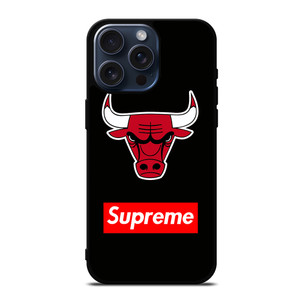 CHICAGO BULLS SUPREME iPhone 15 Pro Max Case Cover CHICAGO BULLS SUPREME iPhone 15 Pro Max Case Cover