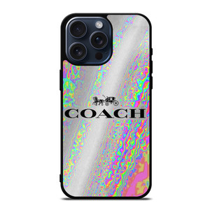 COACH NEW YORK COLORFUL LIQUID iPhone 15 Pro Max Case Cover COACH NEW YORK COLORFUL LIQUID iPhone 15 Pro Max Case Cover