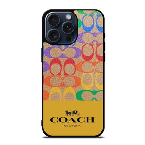 COACH NEW YORK ICON LOGO iPhone 15 Pro Max Case Cover COACH NEW YORK ICON LOGO iPhone 15 Pro Max Case Cover