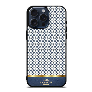 COACH NEW YORK LOGO BLUE ICON iPhone 15 Pro Max Case Cover COACH NEW YORK LOGO BLUE ICON iPhone 15 Pro Max Case Cover
