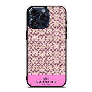 COACH NEW YORK LOGO FASHION PATTERN iPhone 15 Pro Max Case Cover COACH NEW YORK LOGO FASHION PATTERN iPhone 15 Pro Max Case Cover