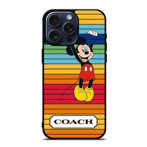 COACH NEW YORK MICKEY MOUSE iPhone 15 Pro Max Case Cover