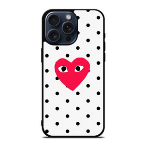 COMME DES GARCONS POLKADOT iPhone 15 Pro Max Case Cover COMME DES GARCONS POLKADOT iPhone 15 Pro Max Case Cover