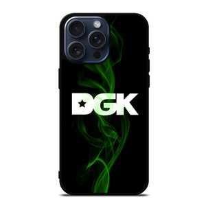 DGK SKATEBOARDING GREEN SMOKE iPhone 15 Pro Max Case Cover