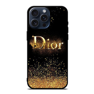 DIOR GOLDEN LOGO iPhone 15 Pro Max Case Cover