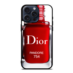 DIOR NAIL POLISH RED iPhone 15 Pro Max Case Cover